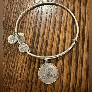 Baltimore Ravens Alex and Ani Silver Bangle
